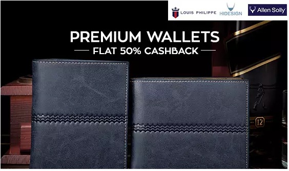 India Desire : Get Flat 50% Cashback On Premium Wallets And Belts From Paytm Use Promo FEST50 